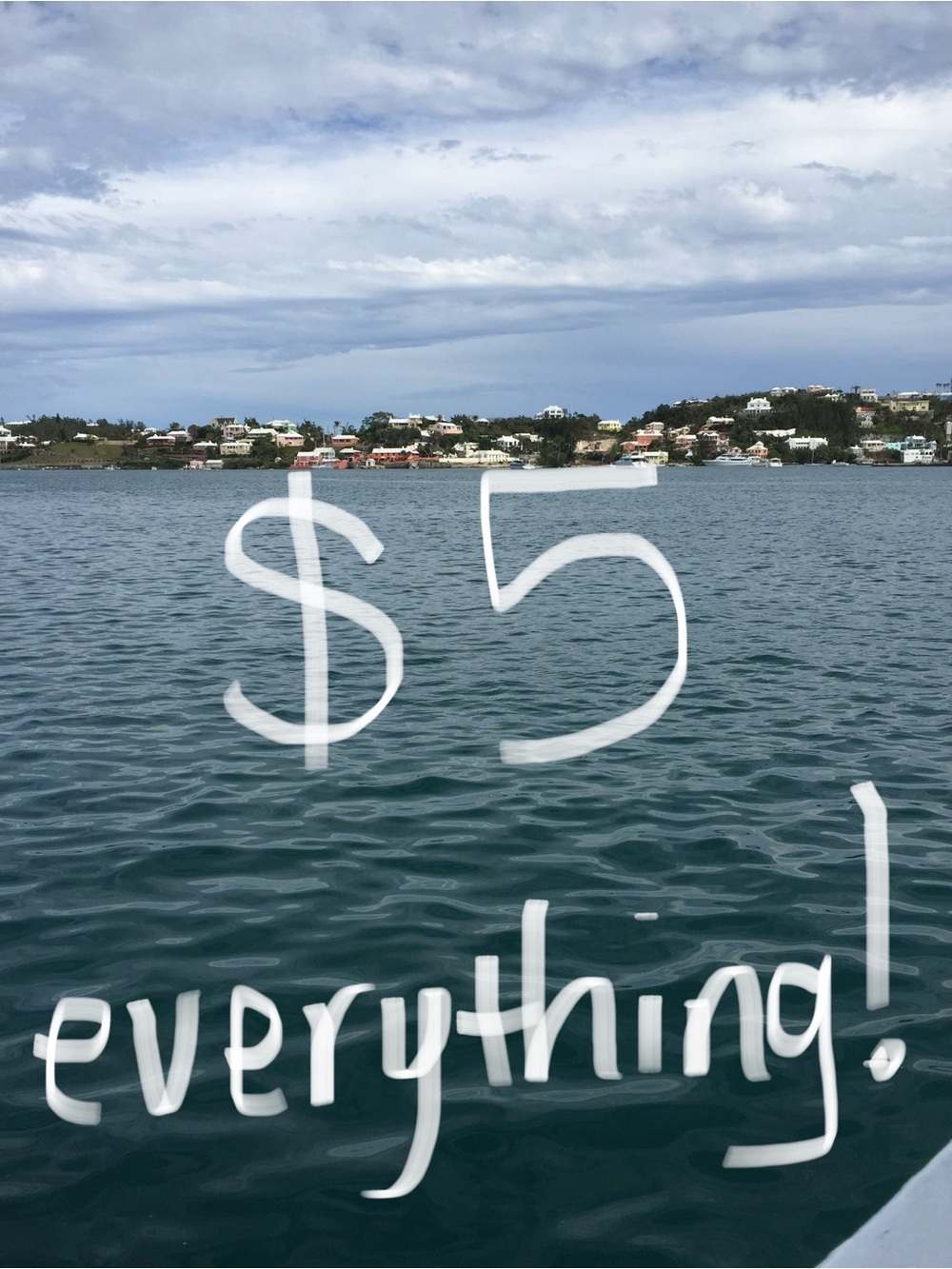 Everything is $5!